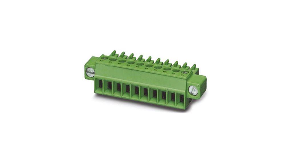 3.5mm Pitch 2 Way Pluggable Terminal Block, Plug, Cable Mount, Screw Termination